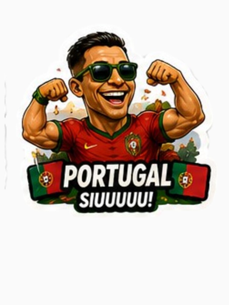 Funny Portugal Soccer Supporter Sticker by Pixanova