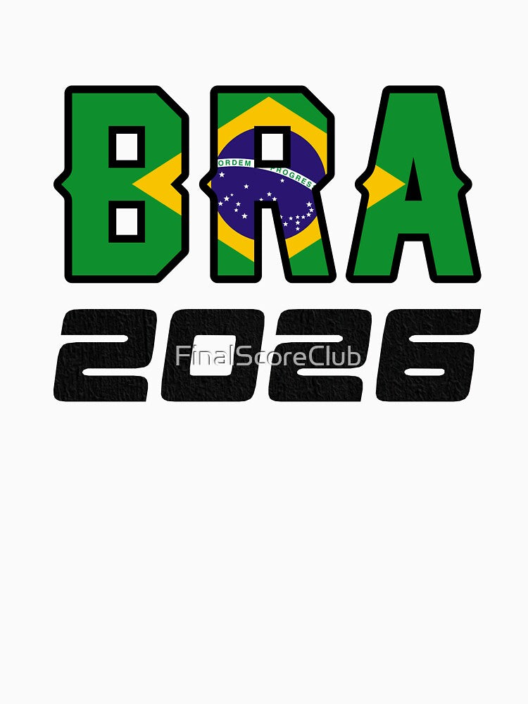 Brazil BRA 2026 Design by FinalScoreClub