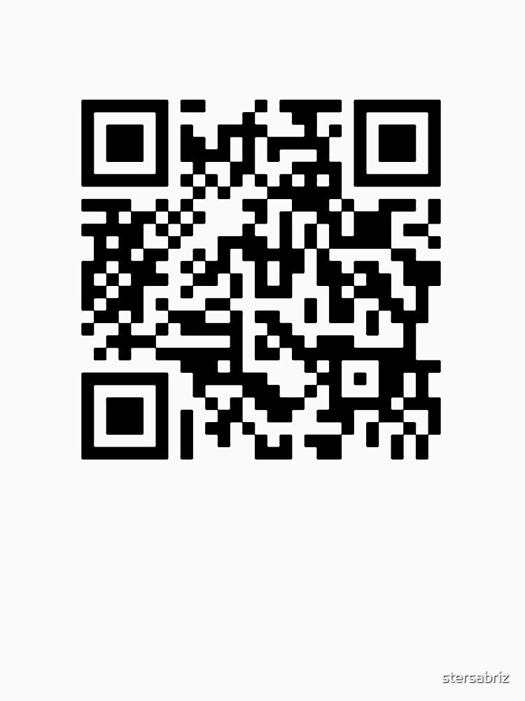 Never Gonna Give You Up QR Code by stersabriz