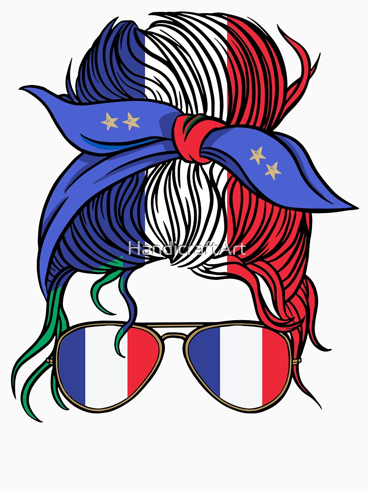 France Football Fan French Soccer Flag by HandicraftArt