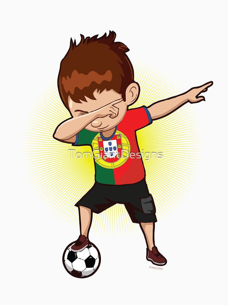 Football Soccer Dab Portugal by TomGiantDesigns