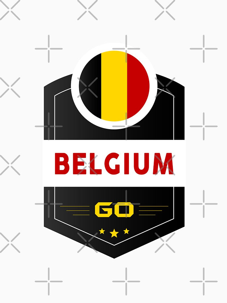 BELGIUM FLAG SHIELD by MarkMotta