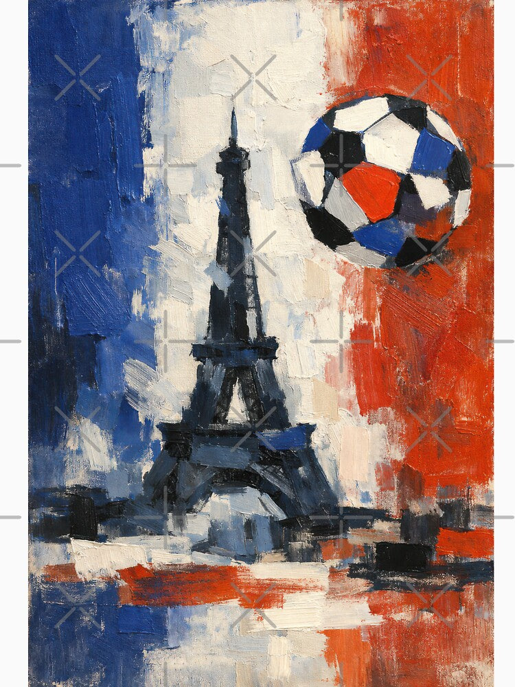 Eiffel Tower and Soccer Ball by BrickByDream