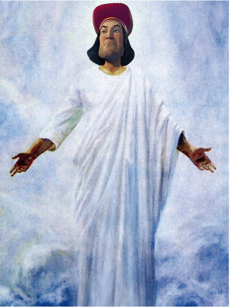 Lord Farquaad as God by Reyna Guzman