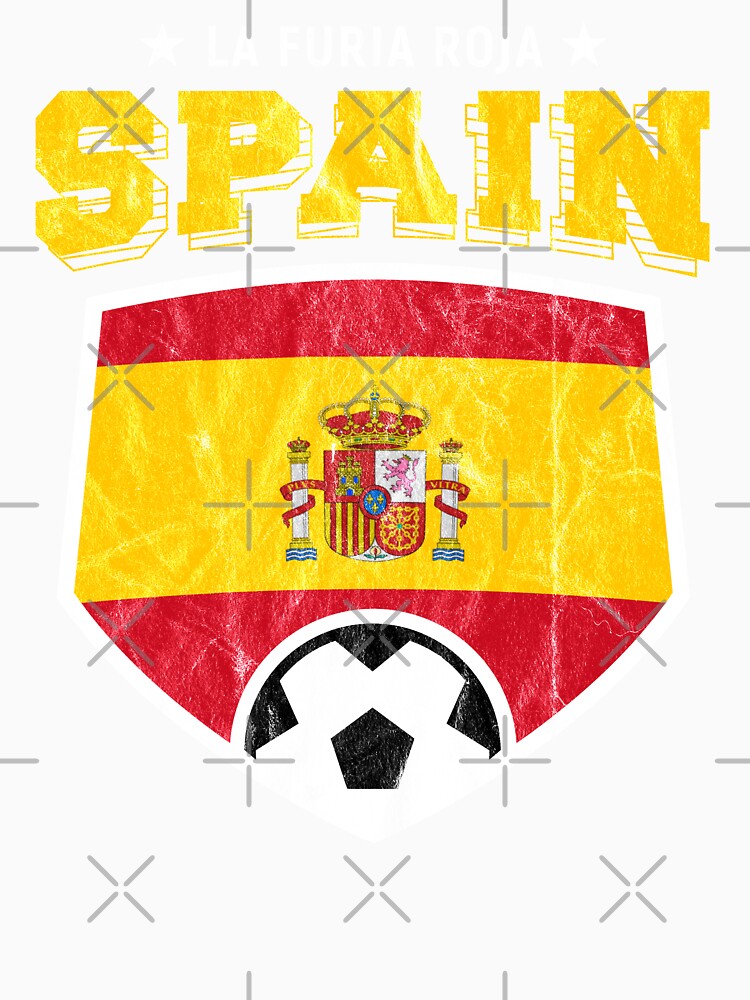 Spain Football National Flag T Shirt World Soccer Jersey Cup by screenworks