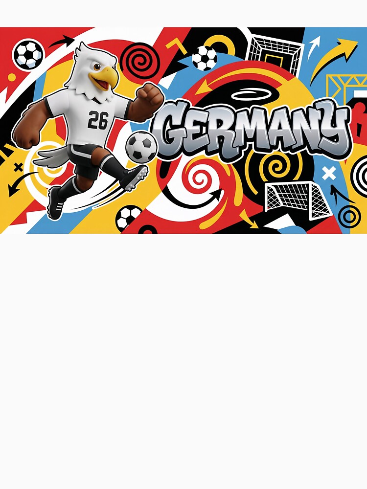 World Cup 2026 Germany Soccer Team Fan Art by Jesús Iachini