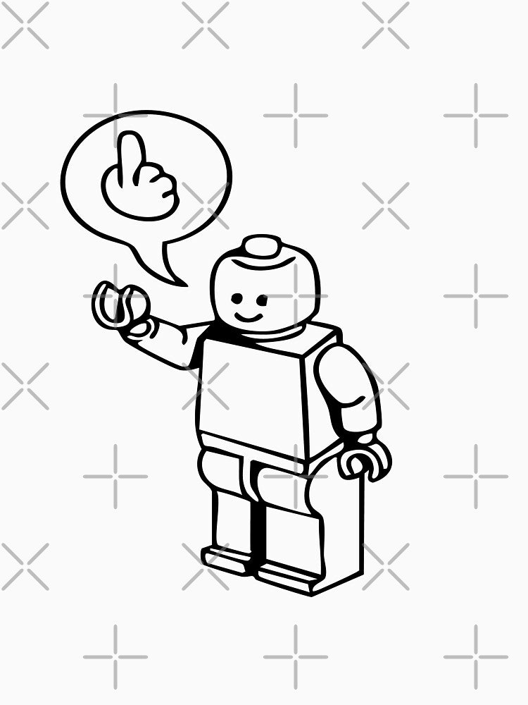 Lego figure F U by Cris458