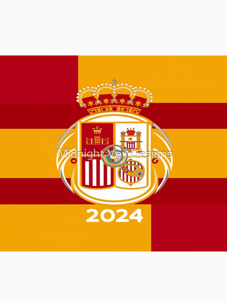 Spain at The Football / Soccer European Championships 2024 by Midnight Veil Designs