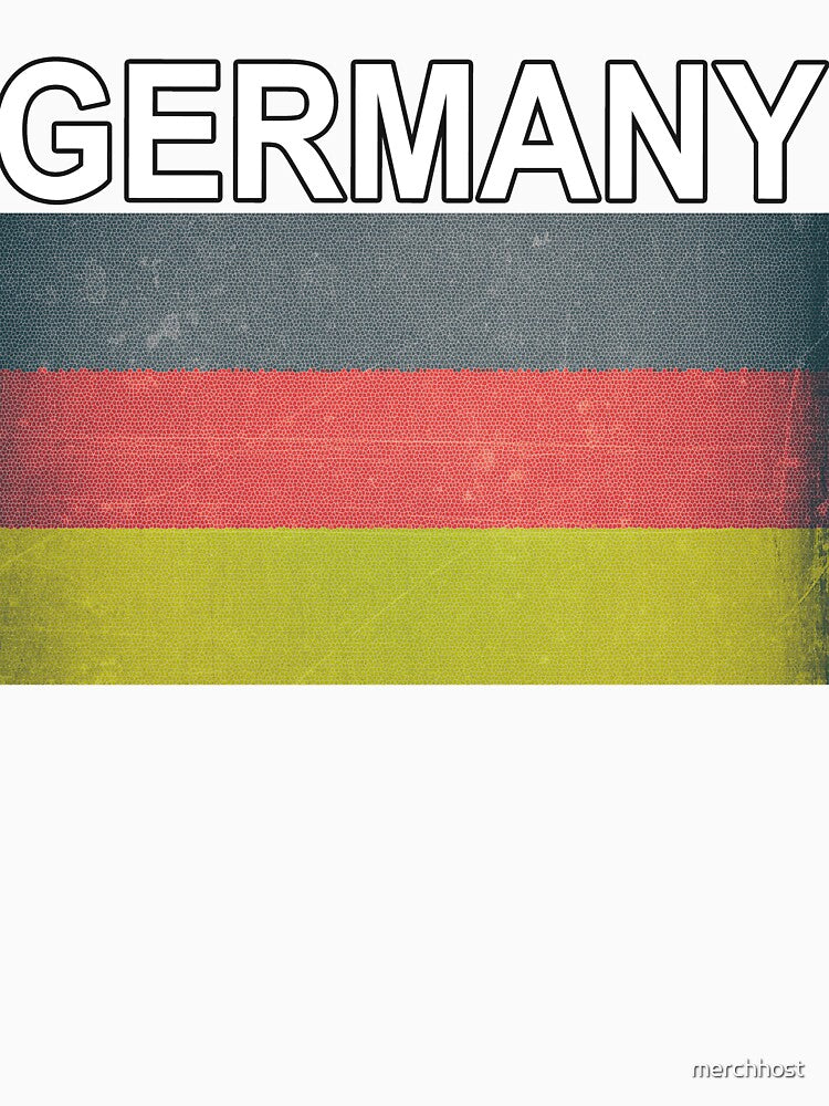 Germany Flag Distressed National Fan Original by merchhost