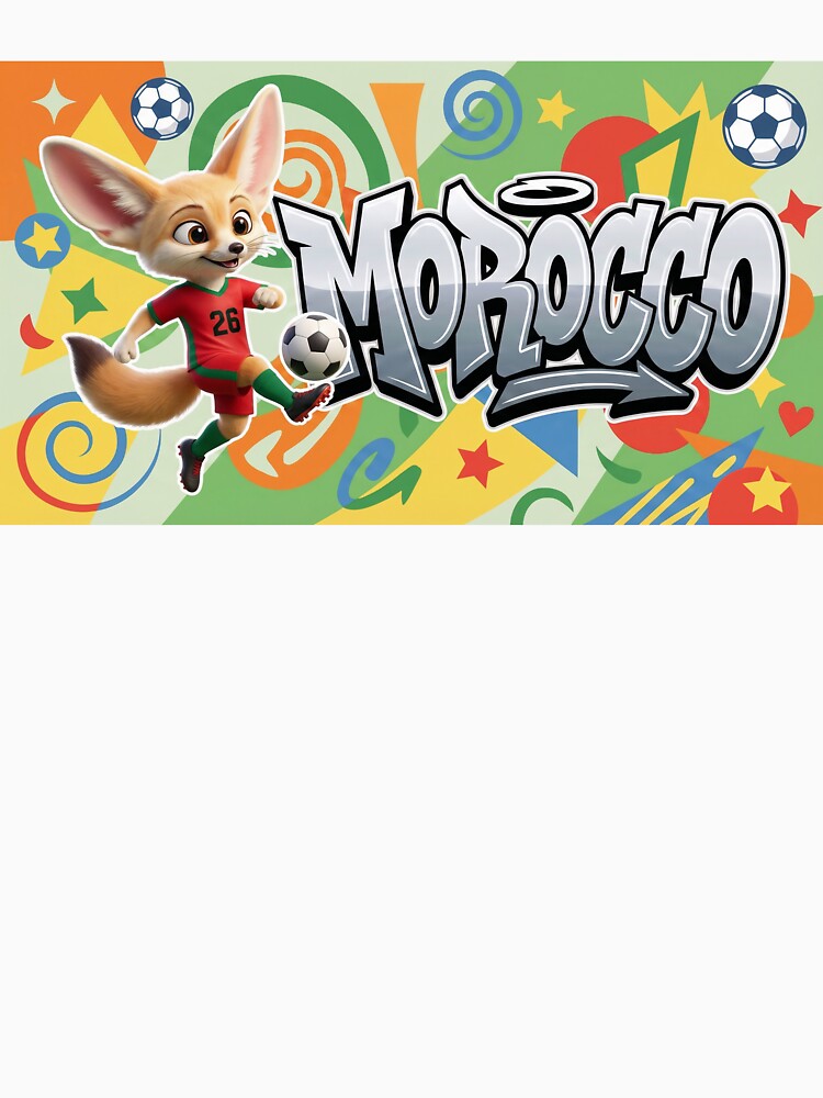 World Cup 2026 Morocco Soccer Team Fan Art by Jesús Iachini