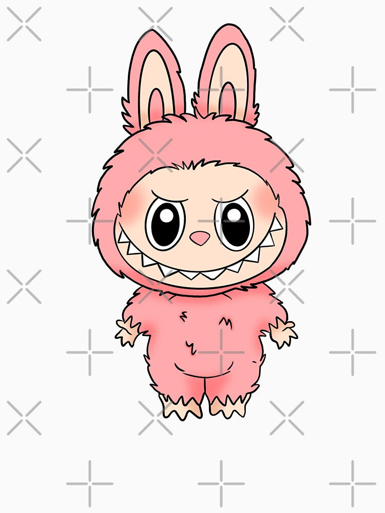 Labubu monster rose pink by RavenAMarie