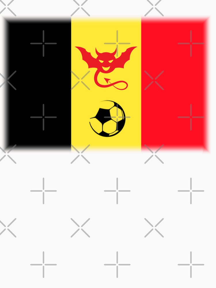Belgium Soccer Footbal Red Devil Flag Logo by KleineStar