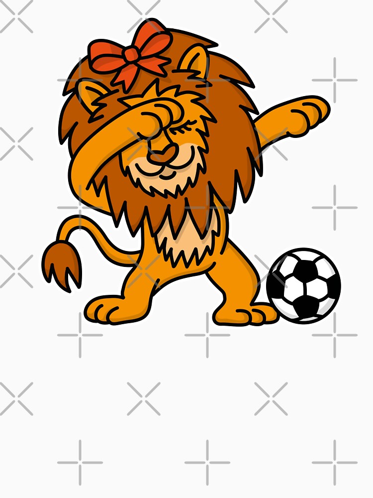 Dab Dabbing Lion Dutch women's Football Netherlands Orange vrouwenvoetbal by LaundryFactory