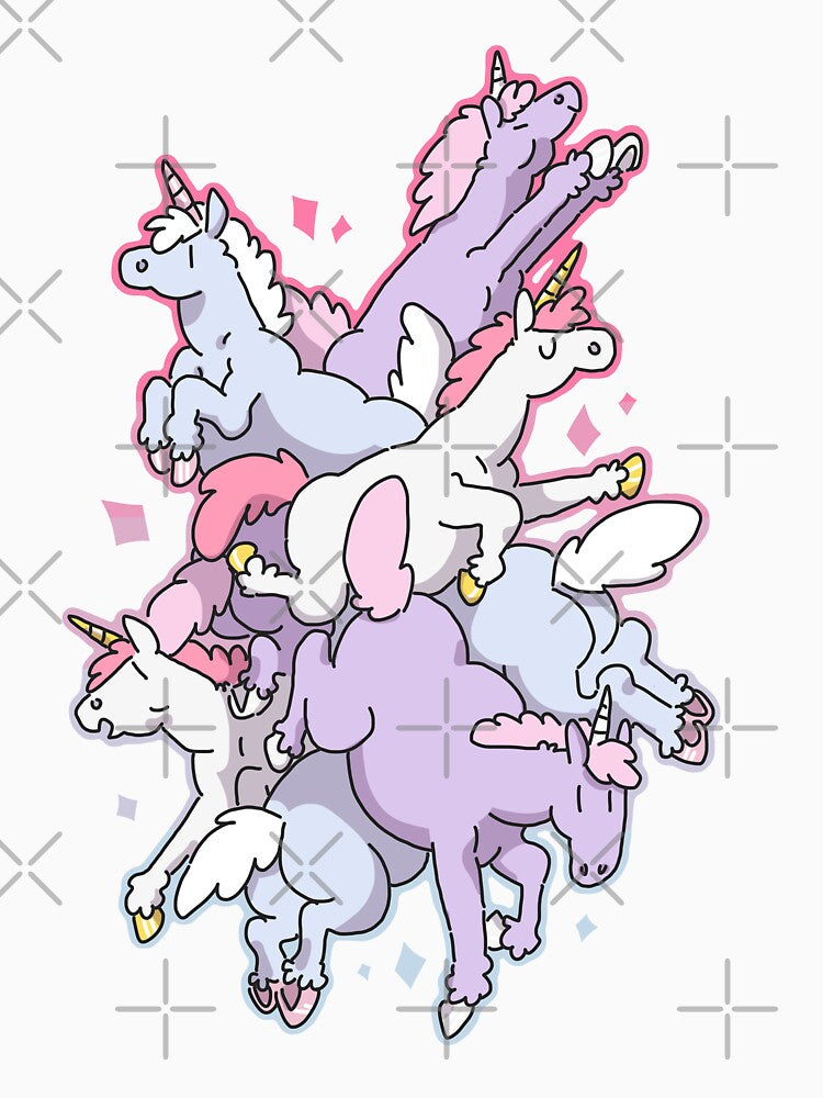 Unicorn Pile by CC Art