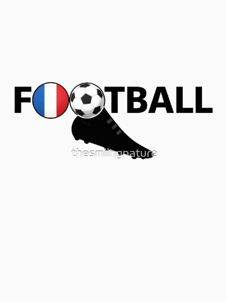 French Football Wordmark – Soccer Ball & Boot Design by thesmilngnature