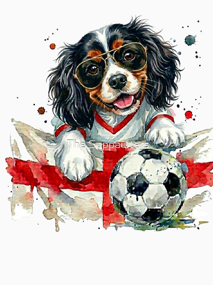 Cavalier King Charles tri World Cup England Suppawter by The Suppawters