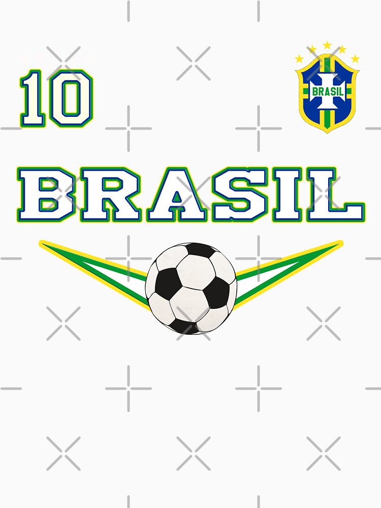 Brasil Brazil Soccer Design with number 10 - Original Sports Apparel by fermo