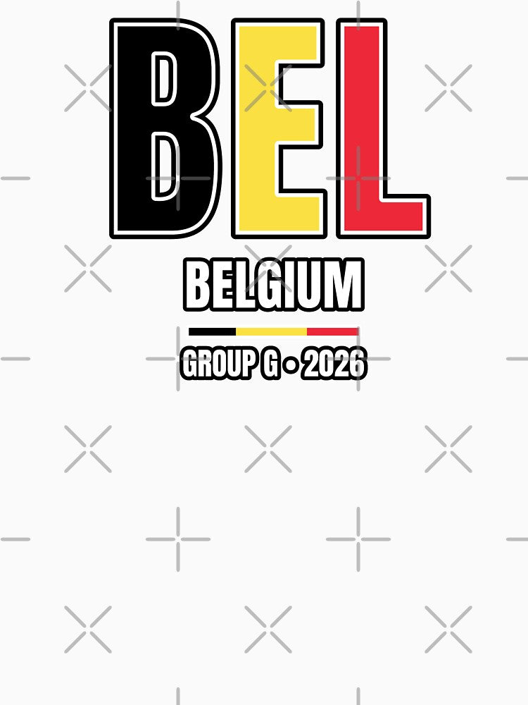 Belgium 2026 Football Shirt | BEL Belgium Soccer Fan Apparel | Belgium National Team Supporter Tee | Gift by The Hairy Melon