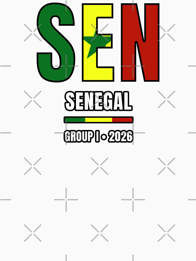 Senegal 2026 Football Shirt | SEN Senegal Soccer Fan Apparel | Senegal National Team Supporter Tee | Football 2026 Gift by The Hairy Melon