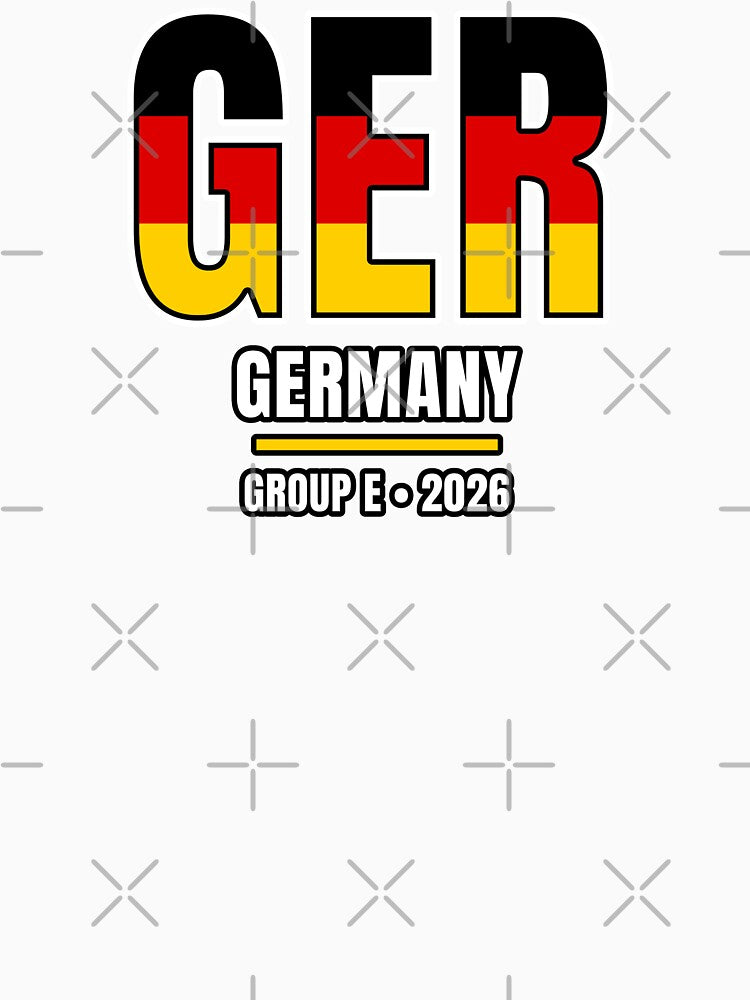 Germany 2026 Football Shirt | GER Germany Soccer Fan Apparel | Germany National Team Supporter Tee | Football 2026 Gift by The Hairy Melon