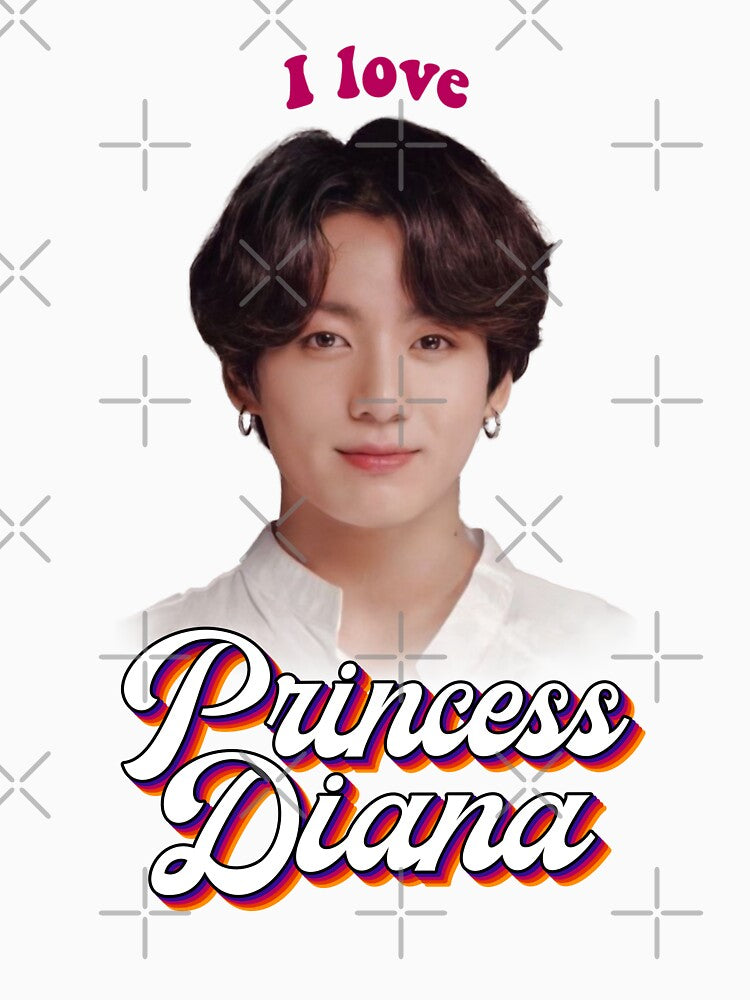 Princess Diana Jungkook kpop retro meme by snazzyseagull