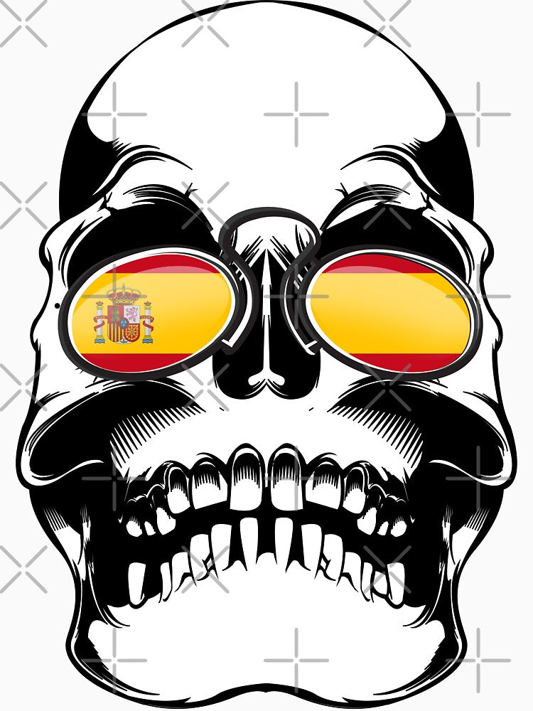 Spain Skull Artwork World Cup by emphatic