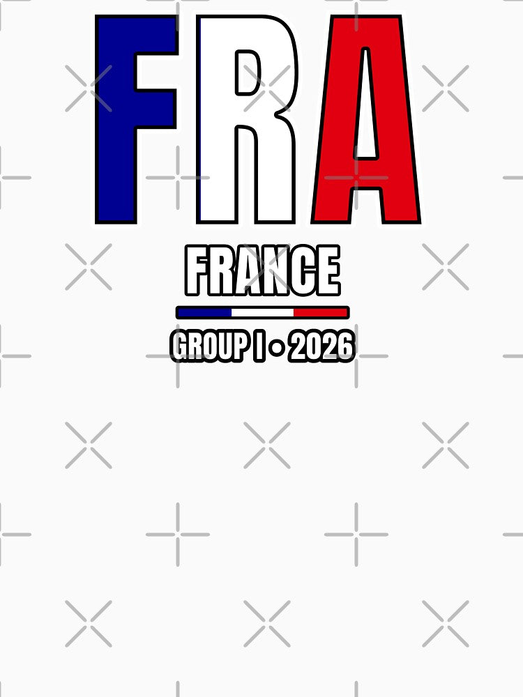 France 2026 Football Shirt | FRA France Soccer Fan Apparel | France National Team Supporter Tee | Football 2026 Gift by The Hairy Melon