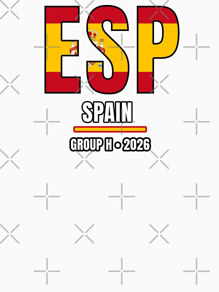 Spain 2026 Football Shirt | ESP Spain Soccer Fan Apparel | Spain National Team Supporter Tee | Football 2026 Gift by The Hairy Melon