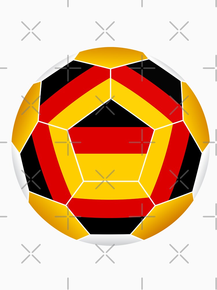 Soccer ball with German flag by siloto