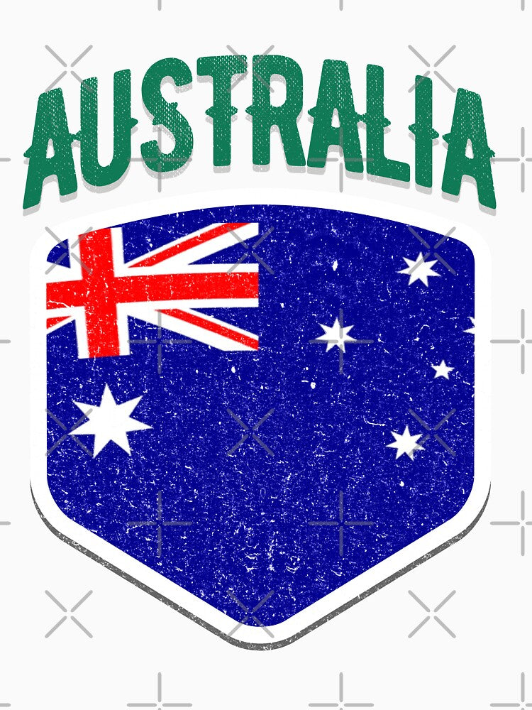 Australia National Flag World Sport Stadium Fans T Shirt Supporter Jersey Football Cup TShirt by screenworks