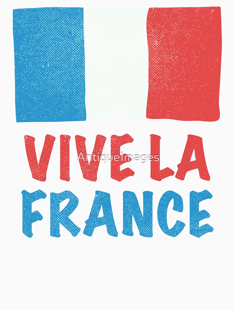 Vive La France French Flag by AntiqueImages