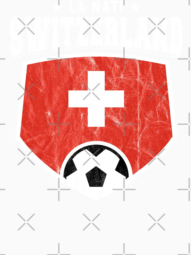 Switzerland Football National Flag T Shirt World Soccer Jersey Cup by screenworks