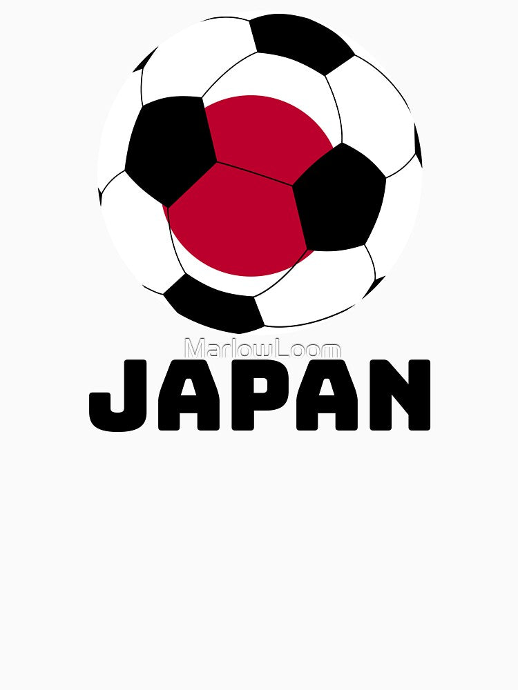 Japan football gift sports T-shirt by MarlowLoom