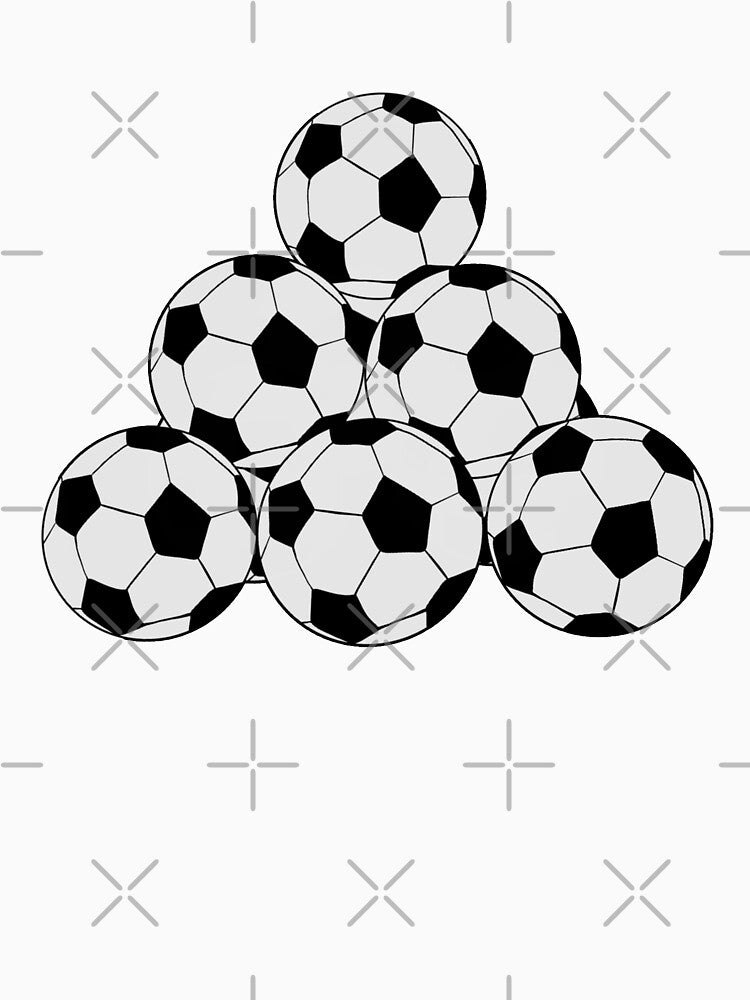 A bunch of soccer balls by shopdiego