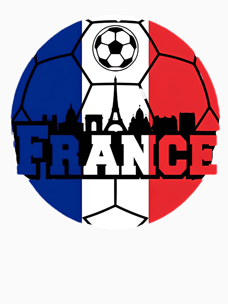 France Football Fan Cartoon Sticker | French Football Supporter by aminesez22