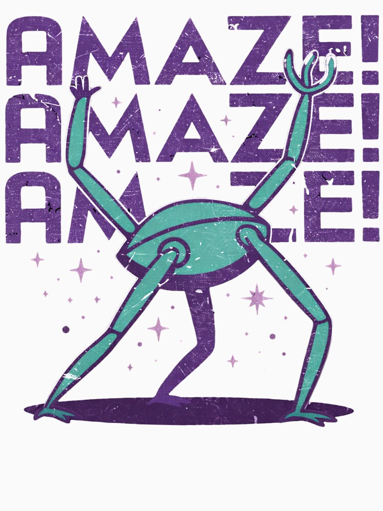 Amaze Amaze Amaze, Alien, Retro Sci-Fi Cartoon, Project Hail Mary Rocky by DamonLanded