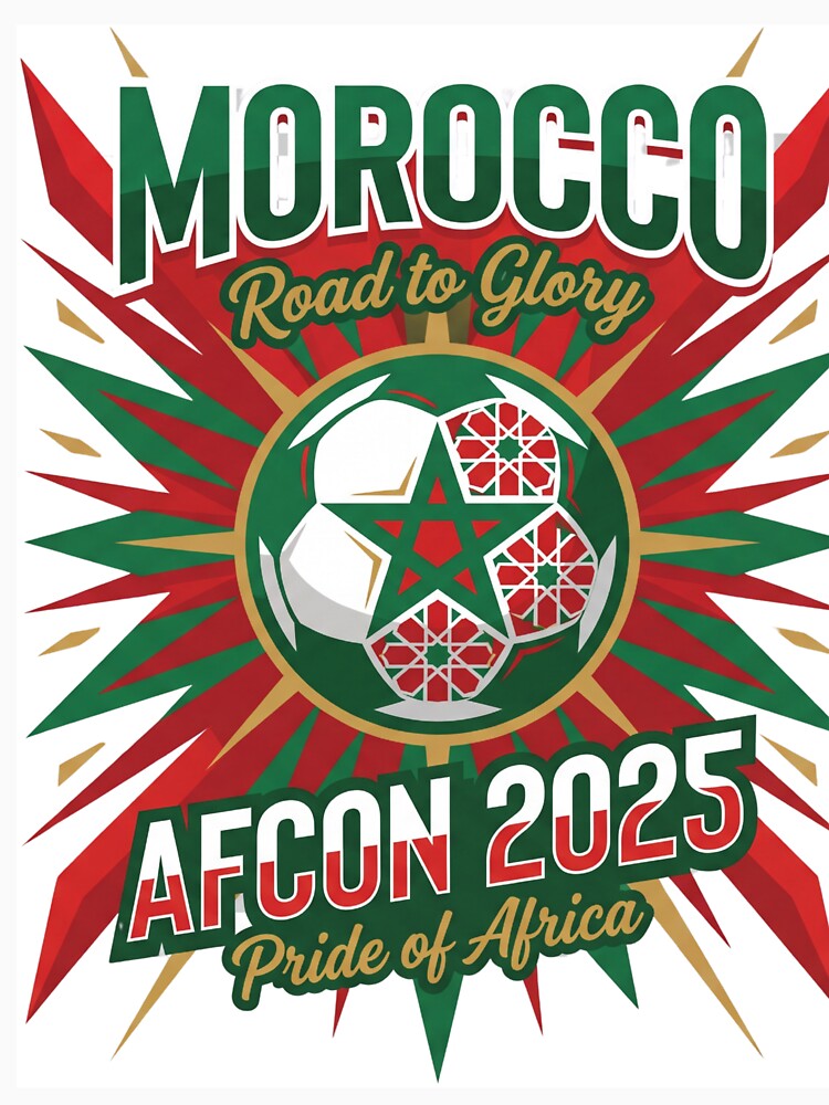 Morocco AFCON 2025 – Road to Glory | Pride of Africa Football Design by Aria_seojin