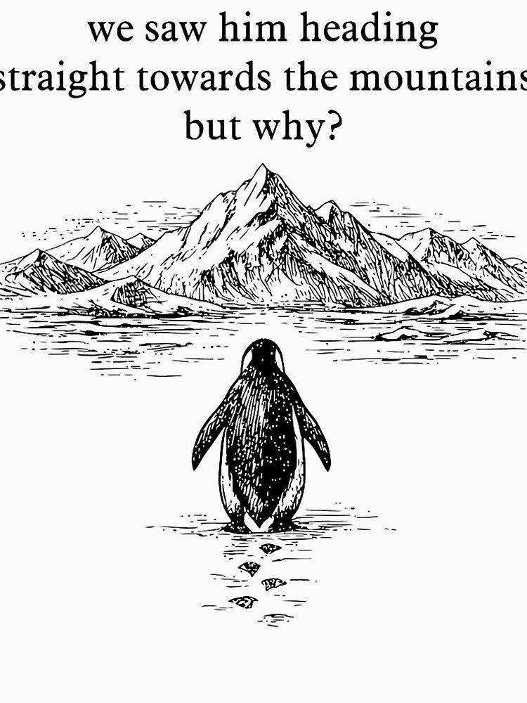 Nihilist Penguin But Why Minimal Design by Michasstuckey