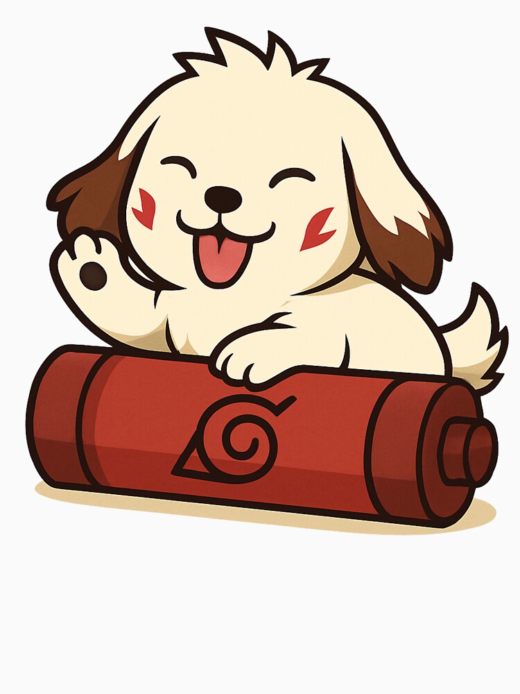 Loyal Ninja Hound Akamaru by MonikaCuro