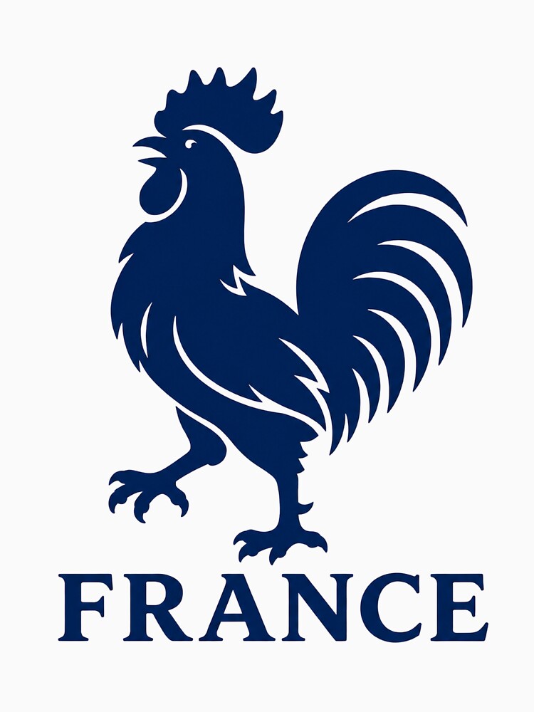 France Rooster Crest-Inspired Design by Athletix-Crew