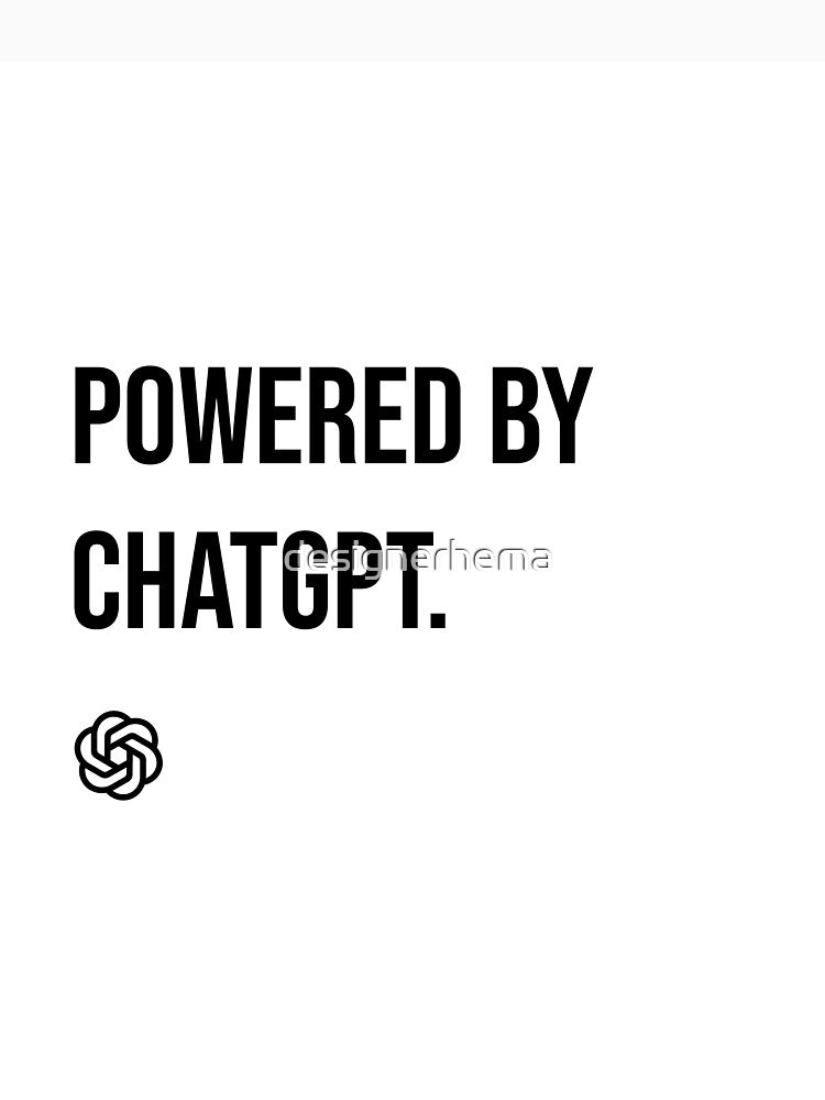 Powered by ChatGPT by designerhema