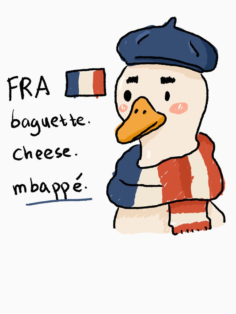 Awkward Animal Hat Club – France’s Chic Duck | World Cup 2026 Fan by chupichapa