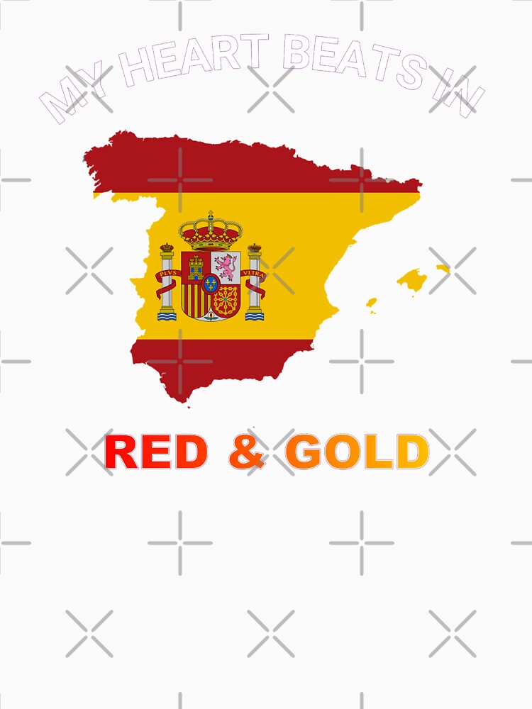 Spain Spanish Bull - My Heart Beats in Red and Gold by FancifulDesign