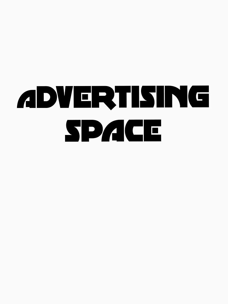 Advertising space t shirt by Areashor