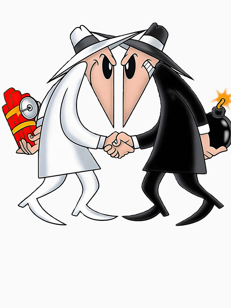 Retro Cartoon Spy Rivals Â€“ Classic 80S Game Inspired Artwork by ShopPointLessM