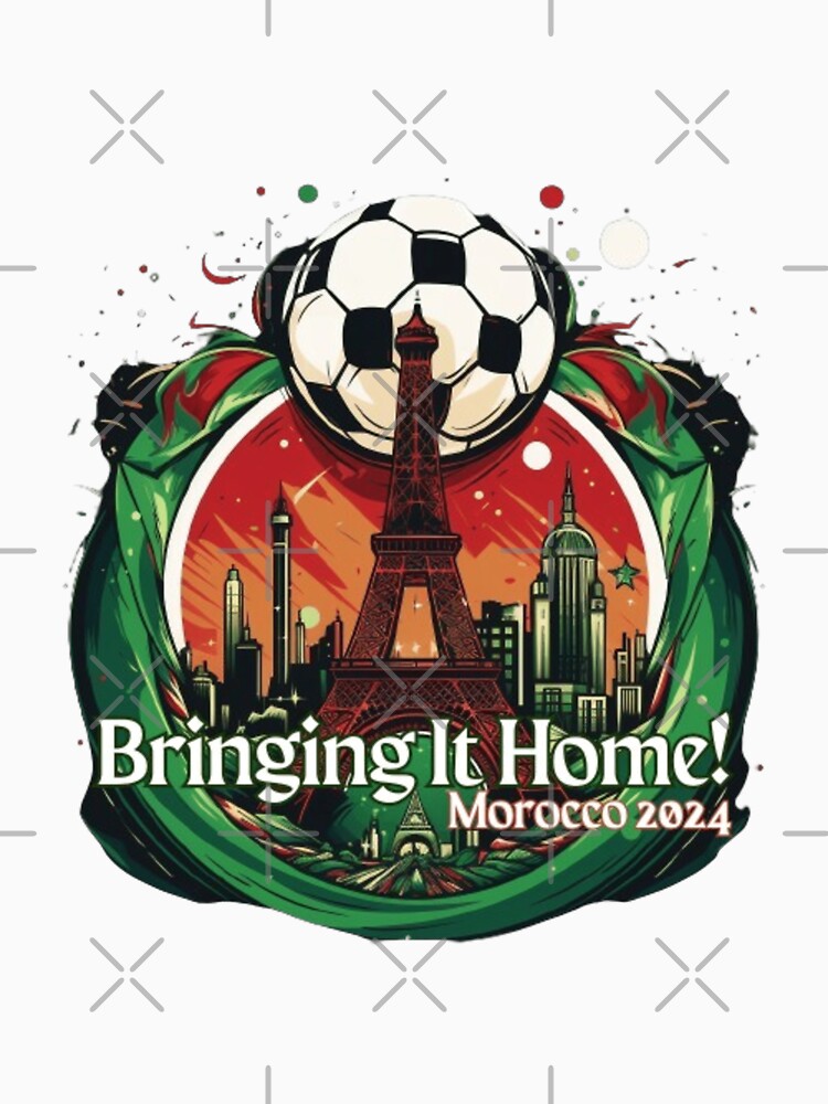 Morocco "Bringing it Home" Soccer Paris 2024 Fan Art 2 by StuartGraceShop