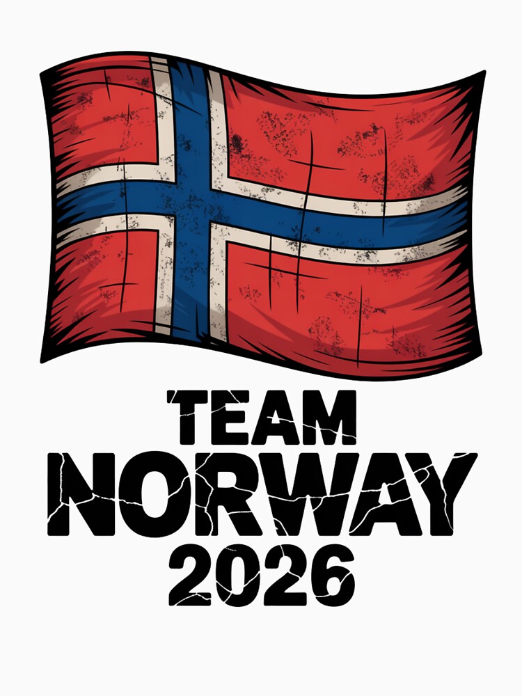 Team Norway 2026  Soccer Fan T-Shirt V7 by DBWStudios