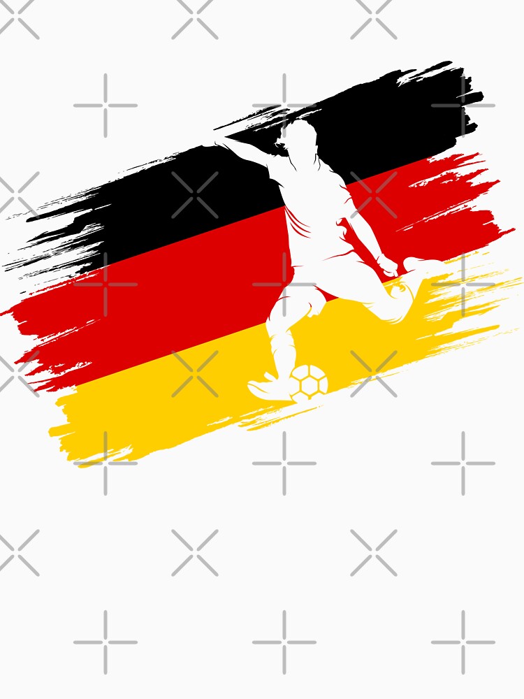 Germany Flag Football Soccer Fan Jersey by xtocky