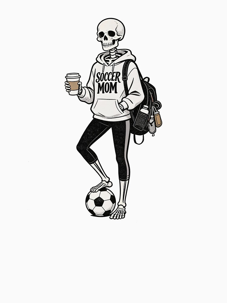 Soccer Mom Skeleton – Funny Sports Mom Halloween Design by truongloc246
