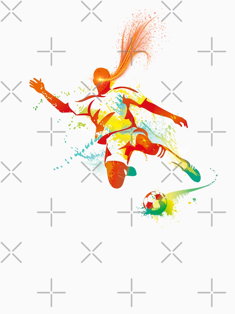 Dynamic Football Silhouette art by Desikhanna123
